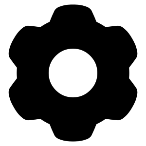 Cog Icon from Plump Solid - Free Set