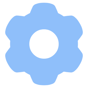 Cog Icon from Plump Flat - Free Set