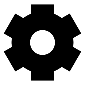 Cog Icon from Sharp Solid - Free Set