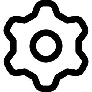 Cog Icon from Core Line - Free Set