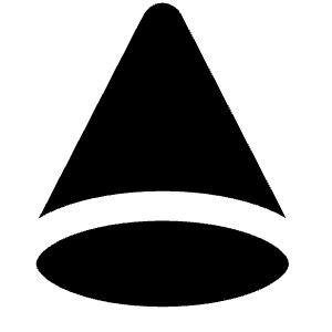Cone Shape Icon from Core Solid - Free Set