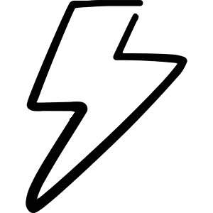 Connect Flash Icon from Freehand Duotone - Free Set