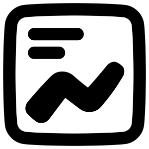 Content Statistic Icon from Plump Remix - Free Set
