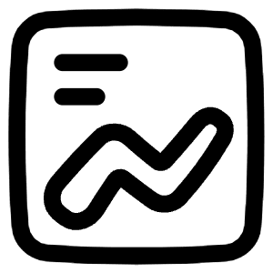 Content Statistic Icon from Plump Line - Free Set