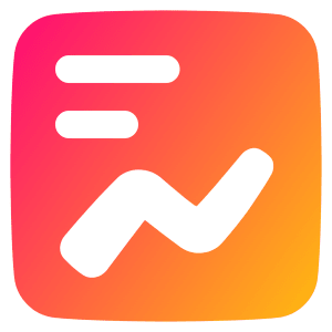 Content Statistic Icon from Plump Gradient - Free Set