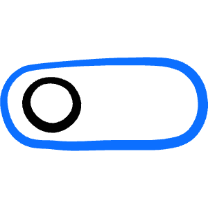 Controls Slider Toggle Left Icon from Freehand Duotone - Free Set