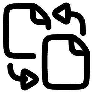 Convert PDF 1 Icon from Plump Line - Free Set