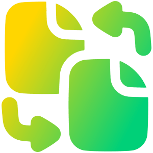 Convert PDF 1 Icon from Plump Gradient - Free Set