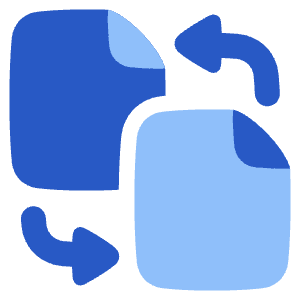Convert PDF 1 Icon from Plump Flat - Free Set