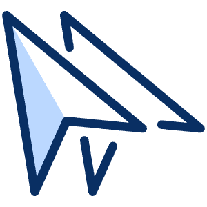 Cursor Arrow Double Icon from Cyber Duotone - Free Set