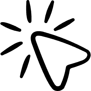 Cursor Highlight Click 1 Icon from Freehand Line - Free Set