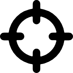 Cursor Target 1 Icon from Ultimate Bold - Free Set