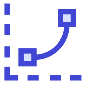 Curves Levels Graph Icon from Sharp Duo - Free Set