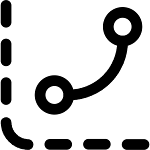 Curves Levels Graph Icon from Flex Line - Free Set