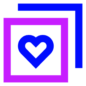Custom Feeds Like Favorite Icon from Sharp Neon - Free Set