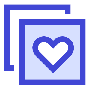 Custom Feeds Like Favorite Icon from Sharp Duo - Free Set