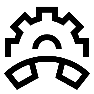 Customer Support Setting Icon from Sharp Line - Free Set