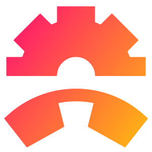 Customer Support Setting Icon from Sharp Gradient- Free Set