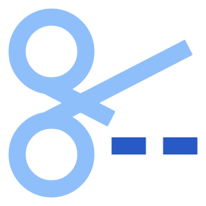 Cut Icon from Sharp Flat - Free Set