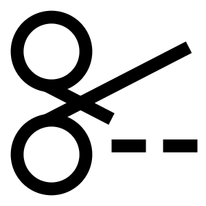 Cut Icon from Sharp Line - Free Set