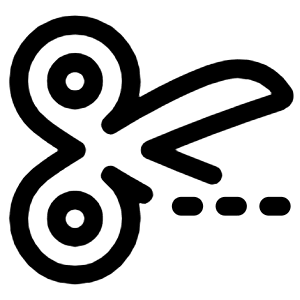 Cut Icon from Plump Line - Free Set