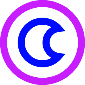 Dark Dislay Mode Icon from Sharp Neon - Free Set