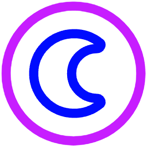 Dark Dislay Mode Icon from Plump Neon - Free Set