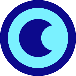 Dark Dislay Mode Icon from Sharp Pop - Free Set