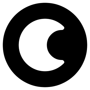 Dark Dislay Mode Icon from Plump Solid - Free Set