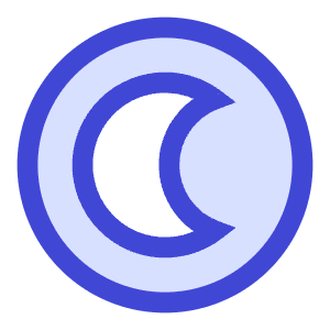 Dark Display Mode Icon from Sharp Duo - Free Set