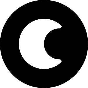 Dark Dislay Mode Icon from Core Solid - Free Set