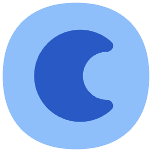 Dark Dislay Mode Icon from Flex Flat - Free Set