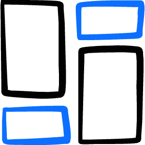 Dashboard Layout Icon from Freehand Duotone - Free Set
