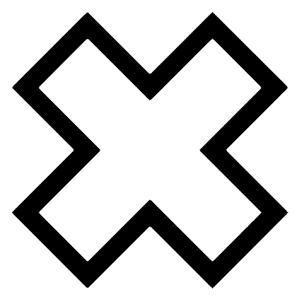 Delete 2 Icon from Sharp Line - Free Set