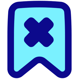 Delete Bookmark Icon from Plump Pop - Free Set
