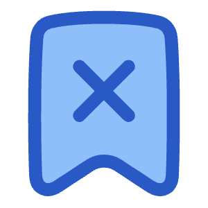 Delete Bookmark Icon from Plump Duo - Free Set
