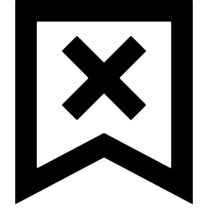 Delete Bookmark Icon from Sharp Remix - Free Set