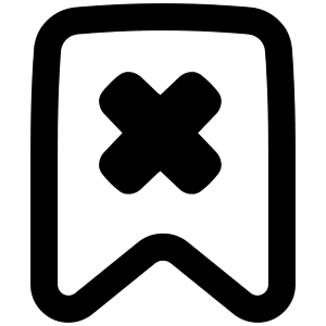 Delete Bookmark Icon from Plump Remix - Free Set