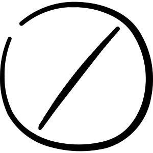 Delete Disable Block 1 Icon from Freehand Line - Free Set