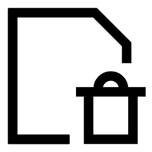 Delete PDF Icon from Sharp Line - Free Set