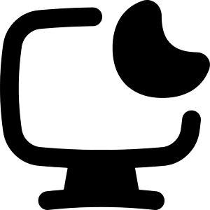 Desktop Screensaver Sleep Icon from Flex Remix - Free Set