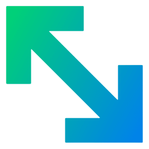 Diagonal Line Arrow 2 Icon from Sharp Gradient- Free Set