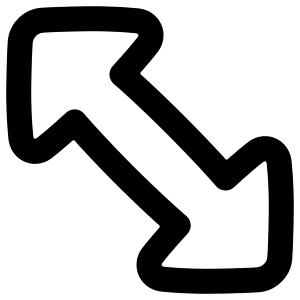Diagonal Triangle Arrow 2 Icon from Plump Remix - Free Set