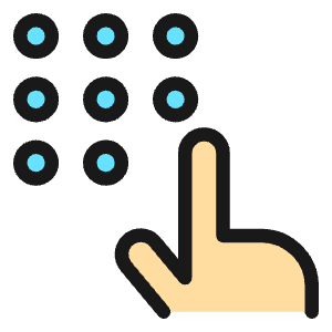 Dial Finger 1 Icon from Ultimate Colors - Free Set