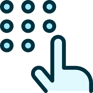Dial Finger 1 Icon from Ultimate Duotone - Free Set