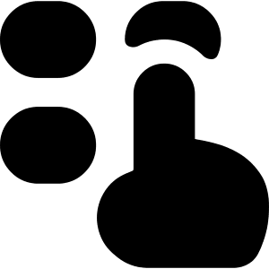 Dial Pad Finger 2 Icon from Flex Solid - Free Set