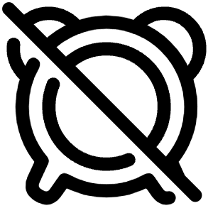 Disable Alarm Icon from Plump Line - Free Set