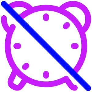 Disable Alarm Icon from Plump Neon - Free Set