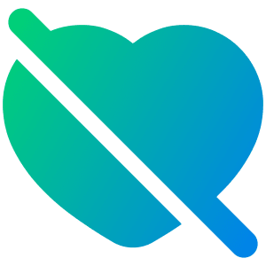 Disable Heart Icon from Plump Gradient - Free Set