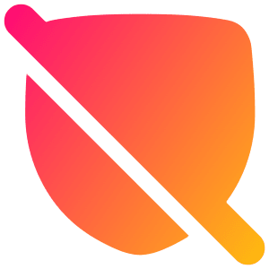 Disable Protection Icon from Plump Gradient - Free Set